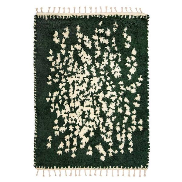 Suovilla rug, 140 x 200 cm, green