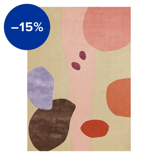 Poppykalas Magical Garden rug, beige