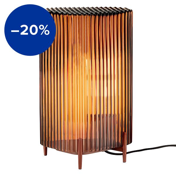 Putki table lamp, copper