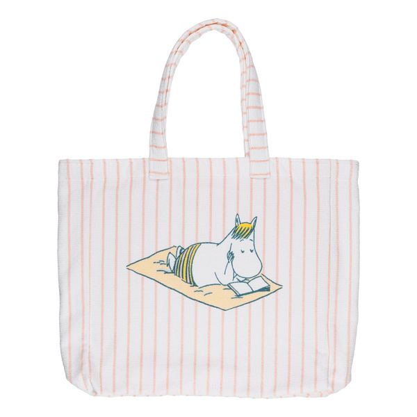 Moomin velour beach bag, Snorkmaiden