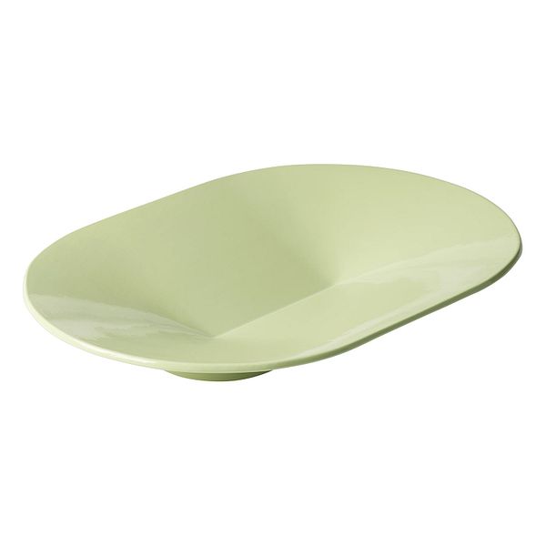 Mere bowl, 52 x 36 cm, light green
