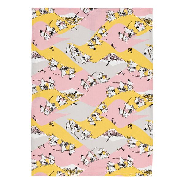Moomin kitchen towel, 50 x 70 cm, Family time