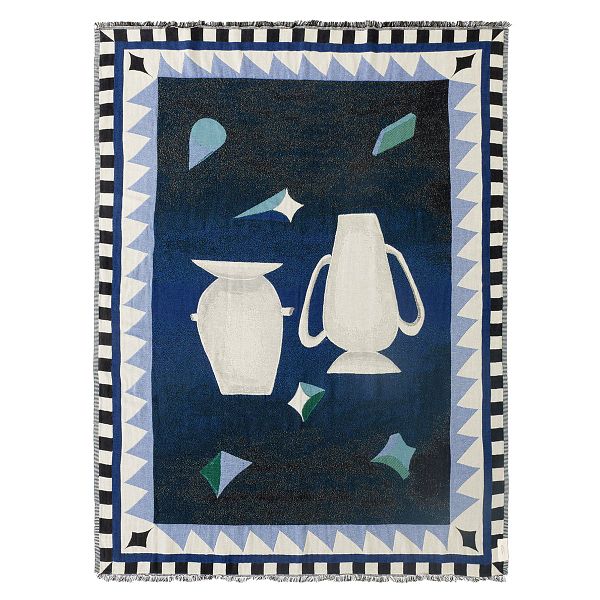 Momento JH46 throw, 130 x 180 cm, midnight blue