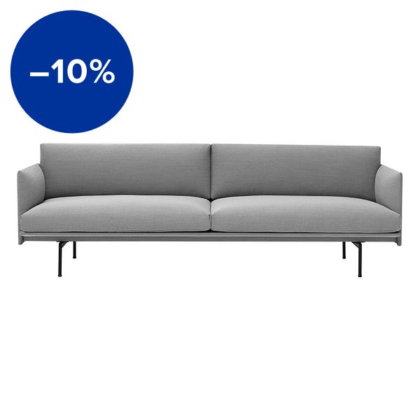 Outline sofa, 3-seater