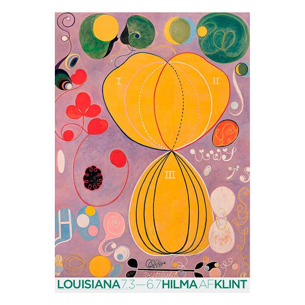 Hilma af Klint - Mannaåldern, De tio nr7 1907, 97,7 x 140 cm poster