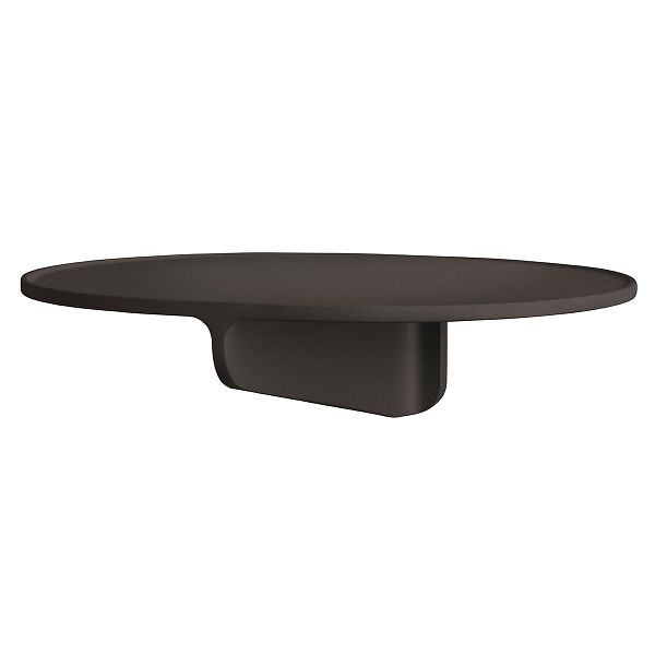 Museum shelf, dark brown