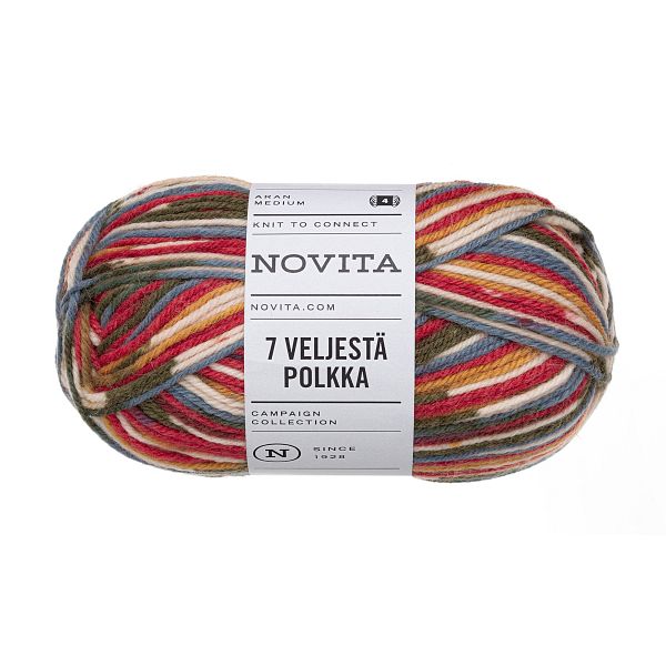 NOVITA LANKA 7 VELJESTÄ POLKKA 100G AATTO