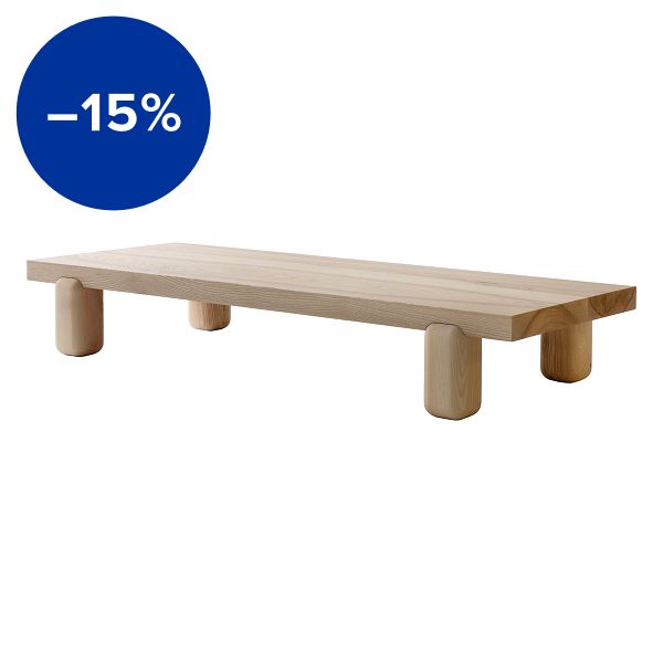 Centenniale coffee table, oiled ash