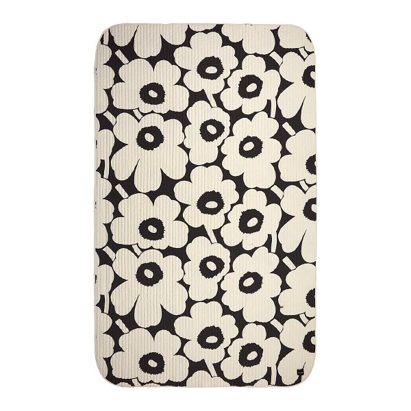 Unikko bed cover, 160 x 260 cm, charcoal - off-white