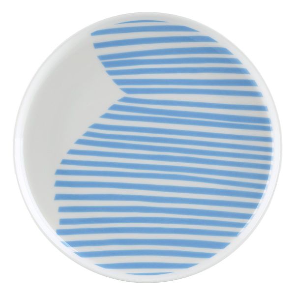 Oiva - Uimari plate, 20 cm, white - light blue