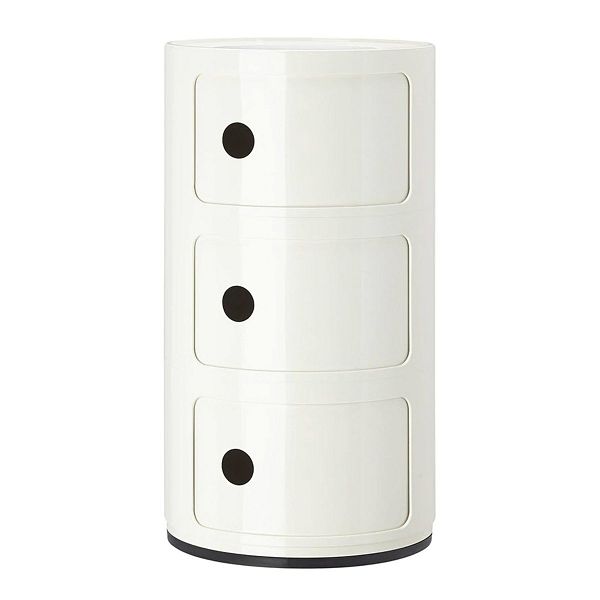 Componibili storage unit, 3 modules, white