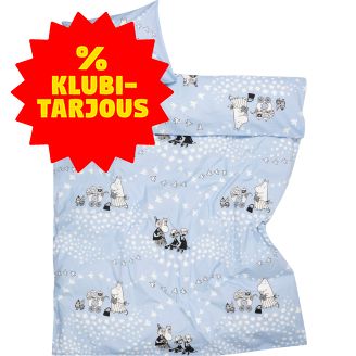 Pussilakanasetti Moomin 150 x 210 cm Rauha