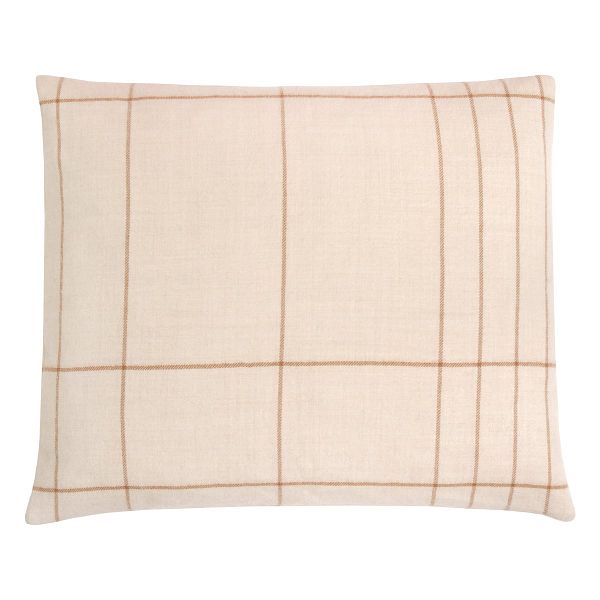 Soft pillow, Checks, rust