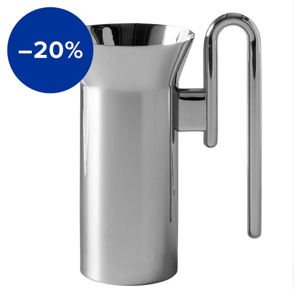 Momento jug JH38, 1 L, polished steel