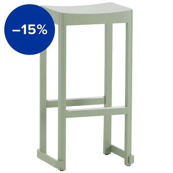 Atelier bar stool, 75 cm, green