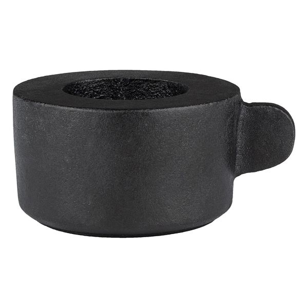 Oiva candleholder, cast iron, black