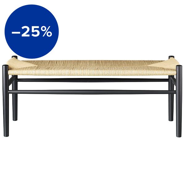 J83B bench, black - natural