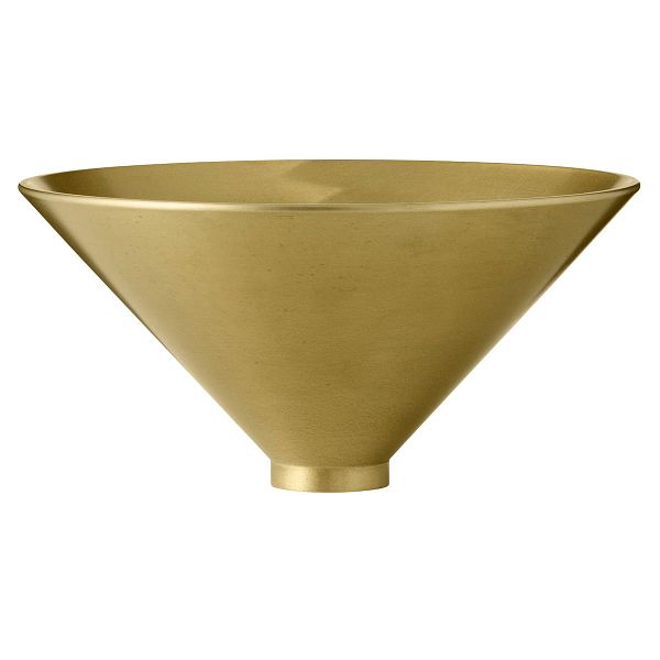 Taper bowl, brass