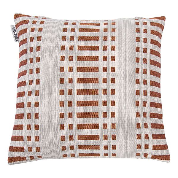 Nereus cushion cover, 40 x 40 cm, brick reverse