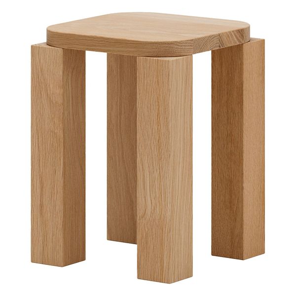 Atlas stool, natural oak