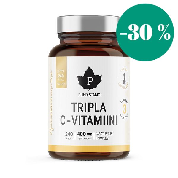 Tripla C-vitamiini 400 mg, 240 kaps