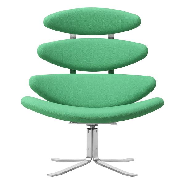 Corona chair, brushed steel - Vidar 932