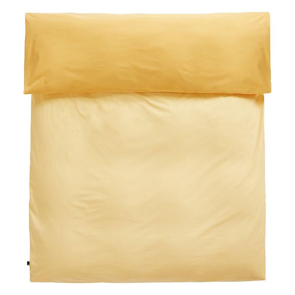 Duo duvet cover, golden yellow