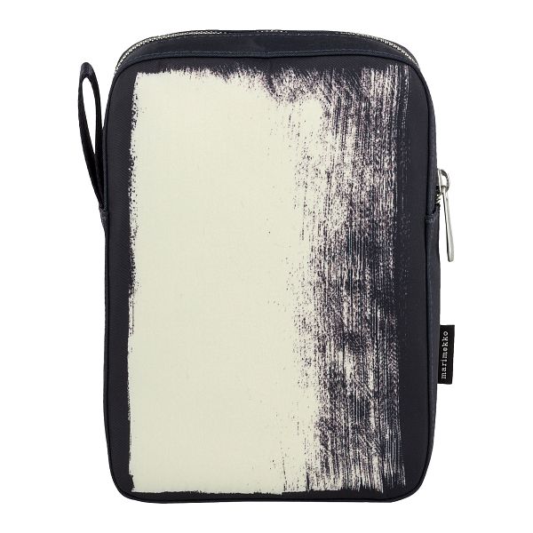 Matkaan Kuiskaus cosmetic bag, dark blue - off white