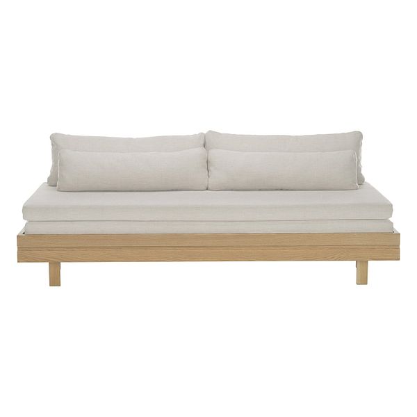 Day&Night sofa bed, oak - light beige Diamonds 012