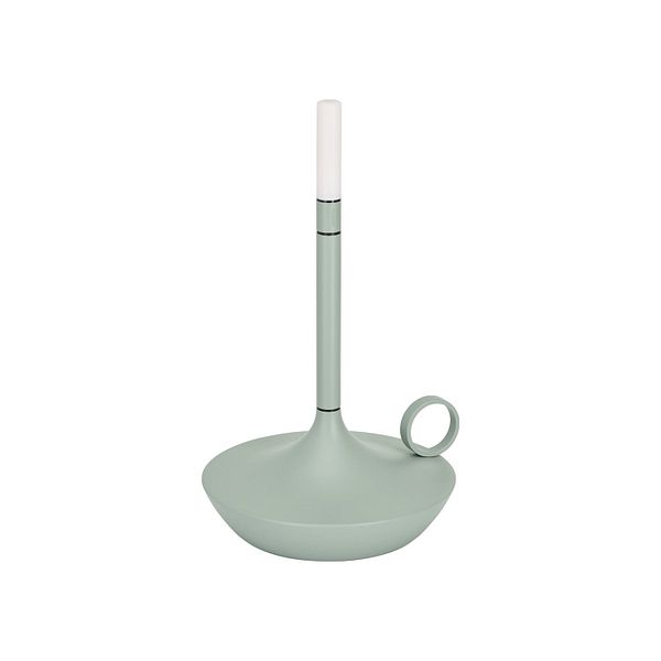 Wick S portable table lamp, sage green