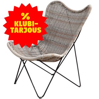 Puutarhatuoli, luonnonvärinen