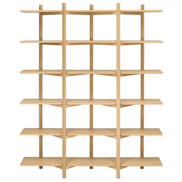 Zig Zag high shelf, oak