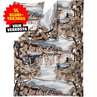 Pussilakanasetti Vallila 150 x 210 cm Ilta pastelli