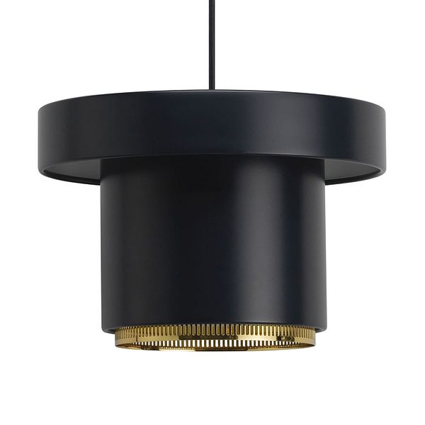 A201 pendant, black - brass