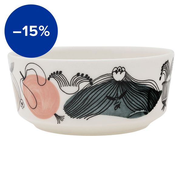 Kukkamaa bowl, 13 cm, green