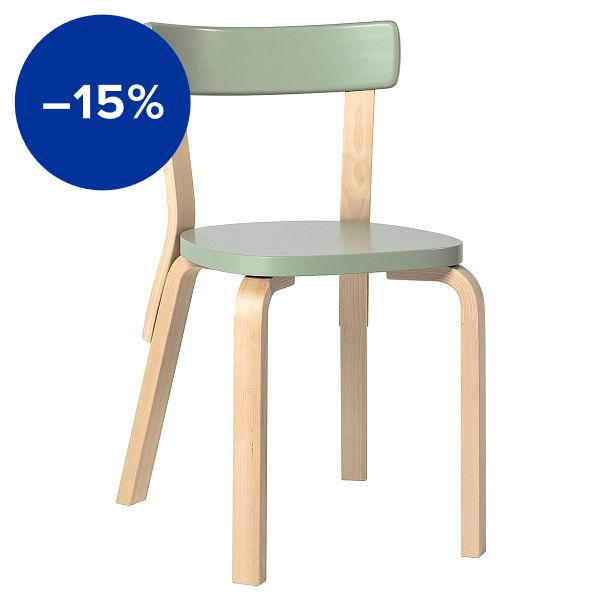 Aalto chair 69, green