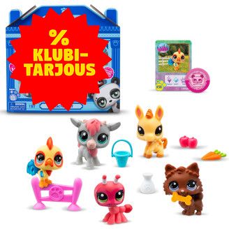 Hahmot Littlest Pet Shop 5 kpl Farmibestikset