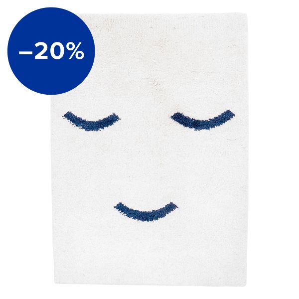 Uneksija wall art, large, blue