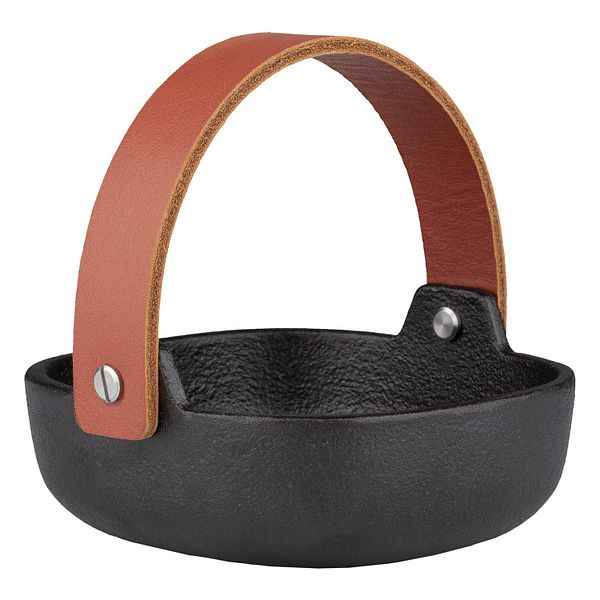 Oiva - Mini Koppa serving dish, cast iron, black