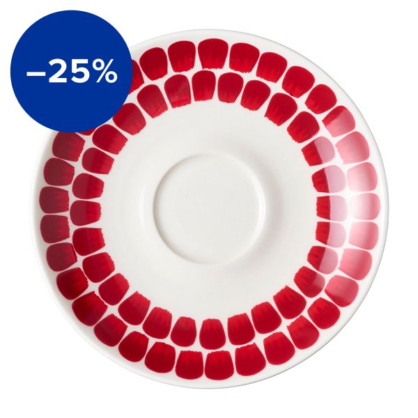 24h Tuokio saucer, 17 cm, red