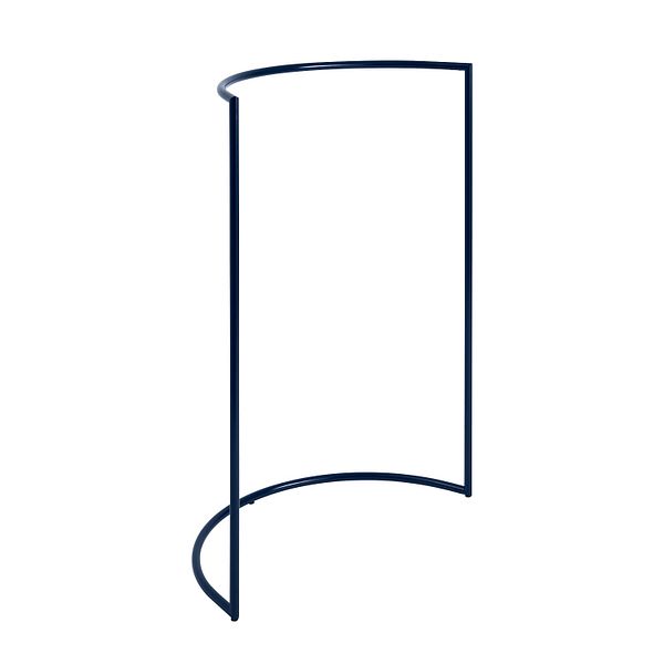 Colour Rack clothes rack, C-shape, steel blue