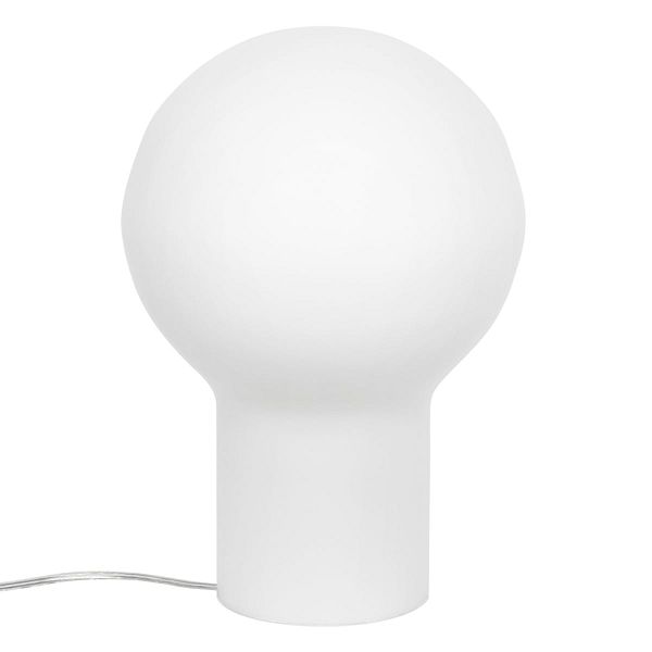 Coco table lamp, matte ivory