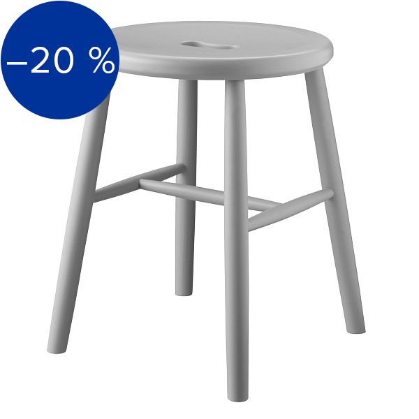 J27 stool, grey beech