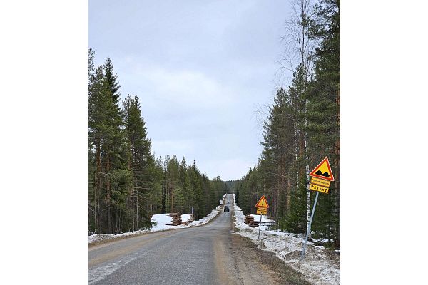 Sotkamon surkein tie sijaitsee muutaman kilometrin päässä taajaamasta – tielle ei ole tulossa peruskorjausta