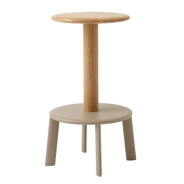 Massif AV39 counter stool, oak - grey beige