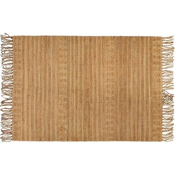 Wicker rug, natural
