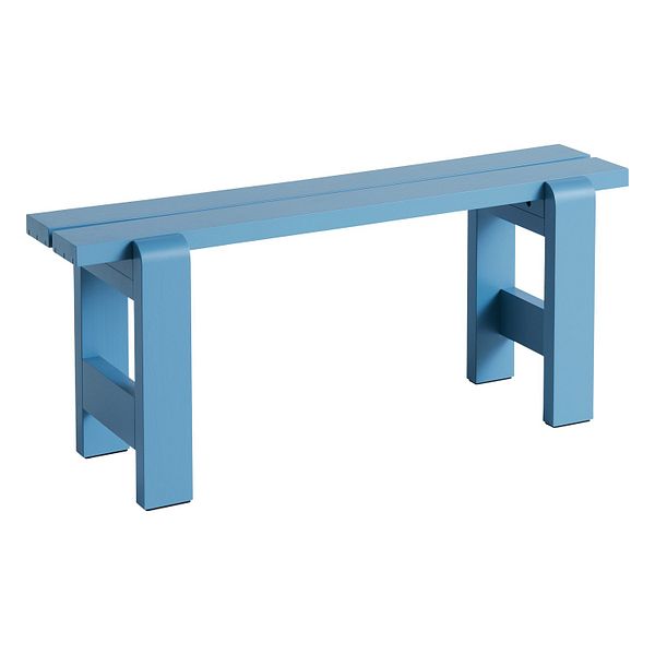 Weekday bench, 111 x 23 cm, azure blue