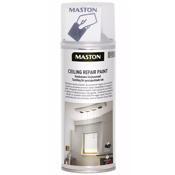 ROISKEKATON KORJAUSMAALI VALKOINEN 400ML MASTON Roiskekaton korjausmaali