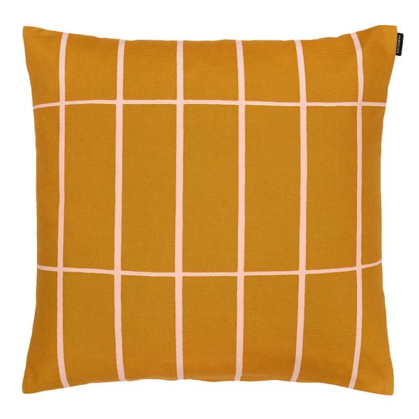 Tiiliskivi cushion cover, 50 x 50 cm, yellow - pink