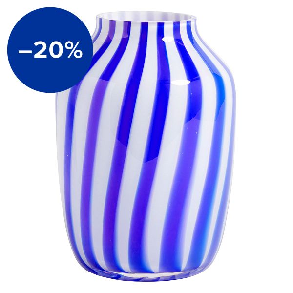 Juice vase, high, blue